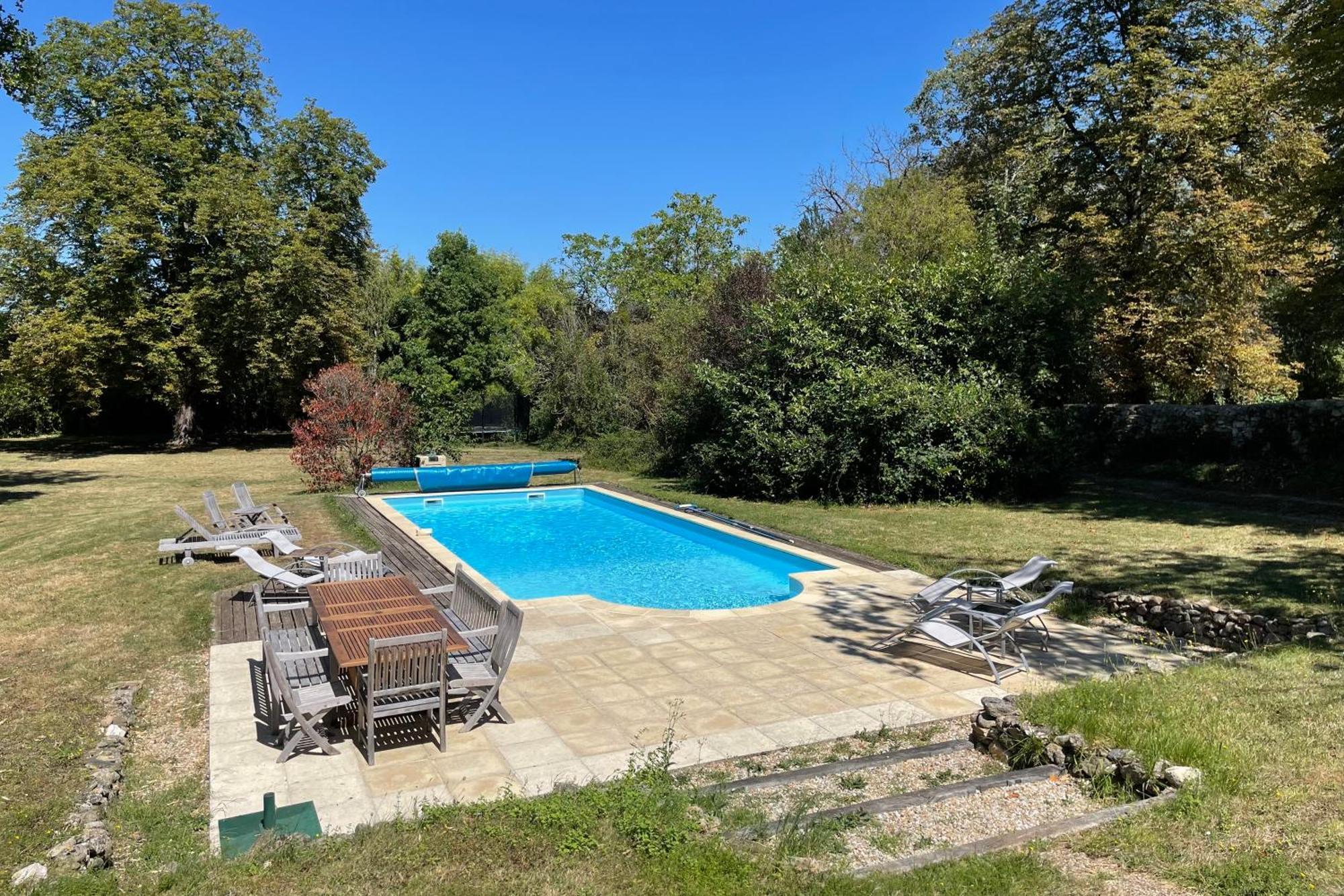 Beautiful 6 Bedroom House With Pool & Large Garden Le Pêchereau Eksteriør billede